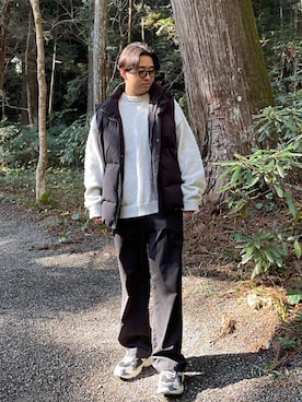 「RUUBON（ルーボン）のアイテム（ジャケット/アウター）」を使った、yさん（メンズ・169cm）の冬コーディネート