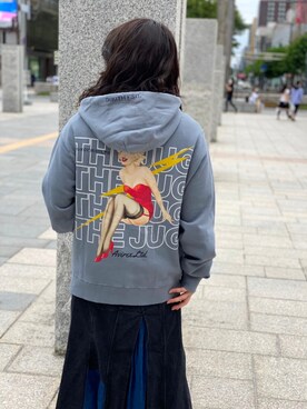 パーカーを使った アメカジ のレディース人気ファッションコーディネート ユーザー ショップスタッフ Wear