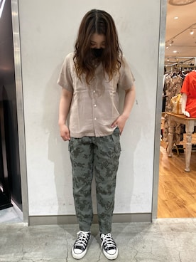 「テロテロ」｜halnoさん（レディース・158cm）の夏コーディネート