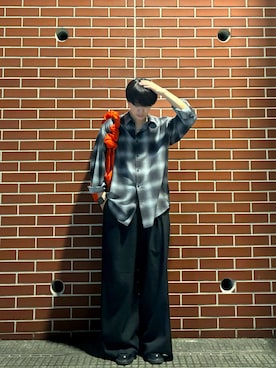 「アイテム（ローファー）」を使った、bbaam209さん（メンズ・165cm）の夏コーディネート
