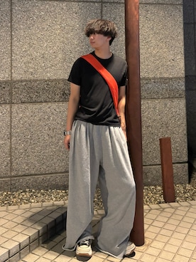 「アイテム（スニーカー）」を使った、bbaam209さん（メンズ・165cm）の夏コーディネート