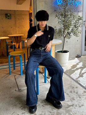 「Dr. Martens（ドクターマーチン）のアイテム」を使った、bbaam209さん（メンズ・165cm）の夏コーディネート