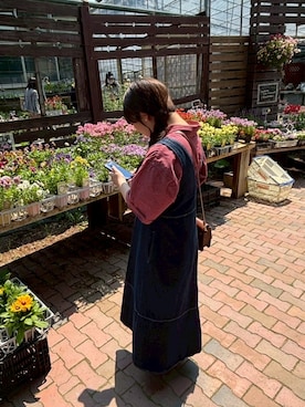 「アイテム（オールインワン・サロペット）」を使った、81miさん（レディース・151cm・10代）の夏コーディネート