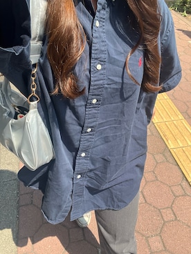「アイテム（ポロシャツ）」を使った、81miさん（レディース・151cm・10代）の夏コーディネート