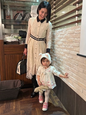 「アイテム（ドレス）」を使った、まちぇりetマモンさん（レディース・166cm）の夏コーディネート