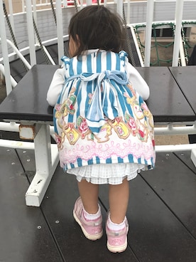 「アイテム（ママ＆ベビー）」を使った、まちぇりetマモンさん（キッズ・80cm）の夏コーディネート