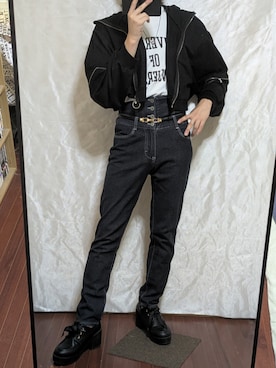 「Honeys（ハニーズ）のアイテム」を使った、秋冬さん（メンズ・158cm）の秋コーディネート