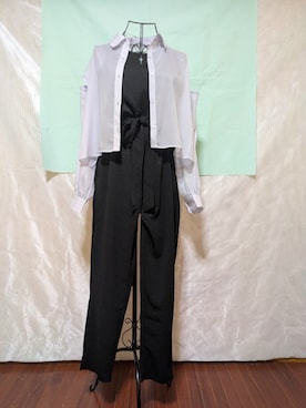 「アイテム（タンクトップ）」を使った、秋冬さん（メンズ・158cm）の夏コーディネート