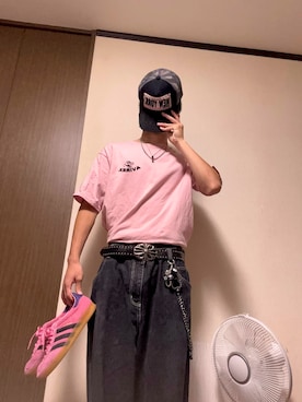 「DIME（ダイム）のアイテム」を使った、エレキッドさん（メンズ・177cm）の夏コーディネート