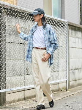 「blatto（ブラット）のアイテム」を使った、AO.2さん（レディース・167cm）の夏コーディネート