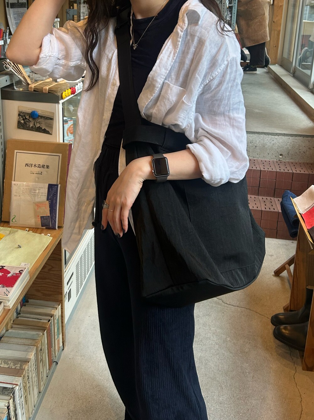 土日限定価格】ENOF big shoulder bag - ショルダーバッグ