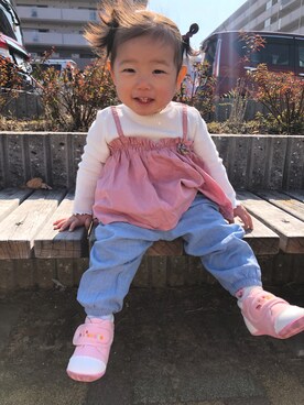 「MIKI HOUSE（ミキハウス）のアイテム」を使った、seikorinさん（レディース・156cm）の冬コーディネート