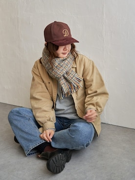 「Blundstone（ブランドストーン）のアイテム」を使った、おかださん（レディース・164cm）の冬コーディネート