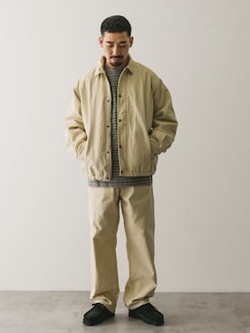 「アイテム（ダウンジャケット/コート）」を使った、maedaさん（メンズ・168cm・30代）の秋コーディネート