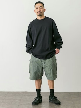 「SASSAFRAS（ササフラス）のアイテム」を使った、maedaさん（メンズ・168cm）の夏コーディネート