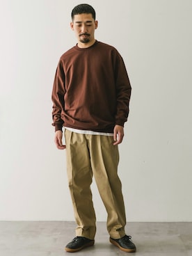 「PUMA（プーマ）のアイテム」を使った、maedaさん（メンズ・168cm）の秋コーディネート