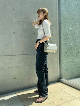 「ヤヌーク」｜madokaさん（レディース・157cm）の夏コーディネート