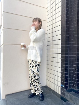 「スターバックス」｜madokaさん（レディース・157cm）の冬コーディネート