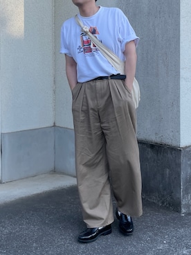 「coen（コーエン）のアイテム」を使った、Y。さん（メンズ・178cm）の夏コーディネート