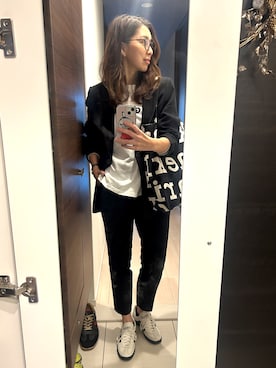 「H&M（エイチ・アンド・エム）のアイテム」を使った、MIKAさん（レディース・161cm）の秋コーディネート