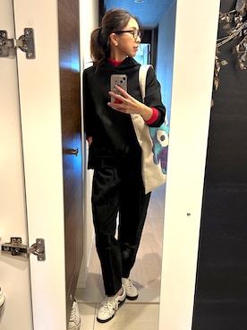 「アイテム（Tシャツ/カットソー）」を使った、MIKAさん（レディース・161cm）の秋コーディネート