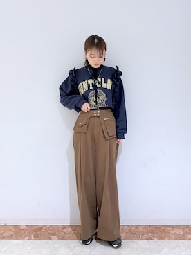 ももかさん（レディース・167cm）の冬コーディネート