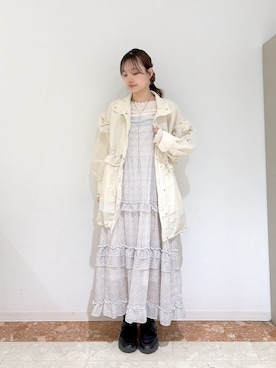 「w closet（ダブルクローゼット）のアイテム（ジャケット/アウター）」を使った、ももかさん（レディース・167cm）の春コーディネート