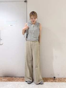 ももかさん(レディース・167cm)の夏コーディネート