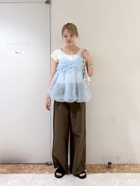 ももかさん(レディース・167cm)の夏コーディネート