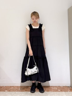 「w closet（ダブルクローゼット）のアイテム」を使った、ももかさん（レディース・167cm）の夏コーディネート