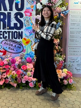 「COCO DEAL（ココディール）のアイテム」を使った、kimikkomさん（レディース・159cm）の春コーディネート