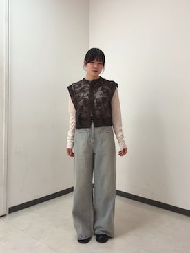 亜衣さん(レディース・153cm)の春コーディネート