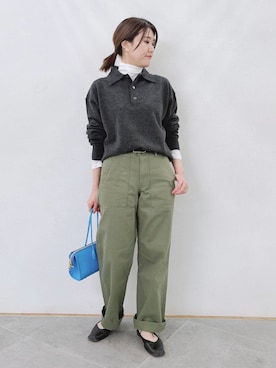 「Lilas（リラ）のアイテム」を使った、keiさん（レディース・158cm）の冬コーディネート
