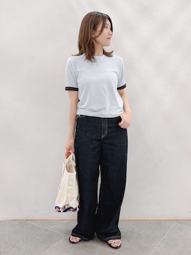 「Lilas（リラ）のアイテム」を使った、keiさん（レディース・158cm）の夏コーディネート