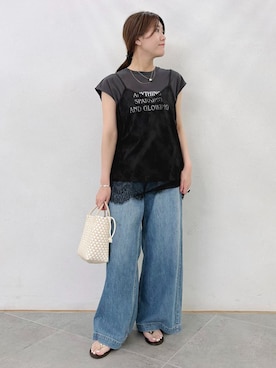 「Lilas（リラ）のアイテム」を使った、keiさん（レディース・158cm）の夏コーディネート