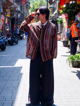 うゆさん（メンズ・170cm）の春コーディネート