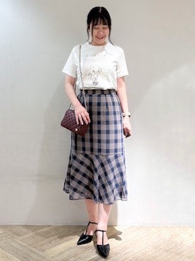 「オフィスカジュアル」｜sayaさん（レディース・163cm）の夏コーディネート