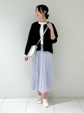 「INDIVI（インディヴィ）のアイテム」を使った、shioriさん（レディース・169cm）の春コーディネート