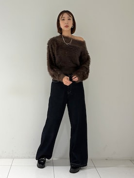 「GALLEST（ギャレスト）のアイテム」を使った、shioriさん（レディース・169cm）の秋コーディネート