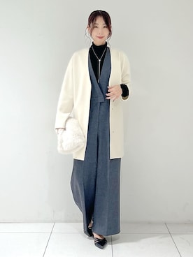 「INDIVI（インディヴィ）のアイテム」を使った、shioriさん（レディース・169cm）の秋コーディネート