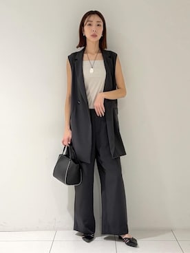 「Airpapel（エアパペル）のアイテム」を使った、shioriさん（レディース・169cm）の春コーディネート