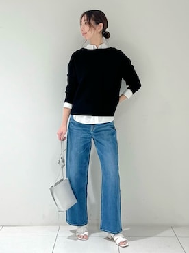 「INDIVI（インディヴィ）のアイテム」を使った、shioriさん（レディース・169cm）の春コーディネート