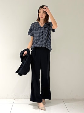 「SOUP（スープ）のアイテム」を使った、shioriさん（レディース・169cm）の春コーディネート