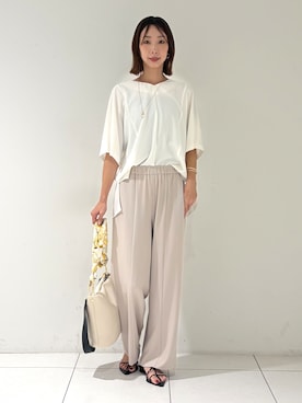 「INDIVI（インディヴィ）のアイテム」を使った、shioriさん（レディース・169cm）の秋コーディネート