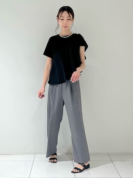 「GALLEST（ギャレスト）のアイテム」を使った、shioriさん（レディース・169cm）の夏コーディネート