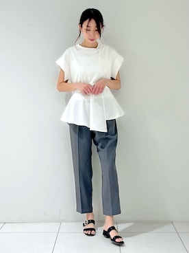 「GALLEST（ギャレスト）のアイテム」を使った、shioriさん（レディース・169cm）の夏コーディネート