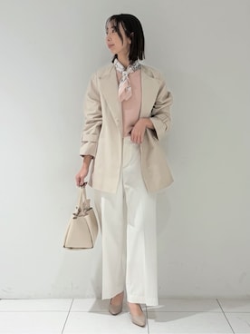 「INDIVI（インディヴィ）のアイテム」を使った、shioriさん（レディース・169cm）の春コーディネート