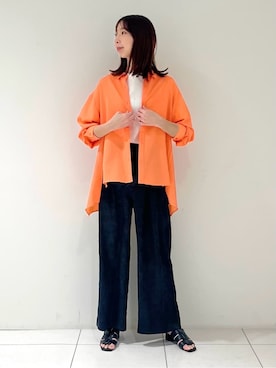 「INDIVI（インディヴィ）のアイテム」を使った、shioriさん（レディース・169cm）の春コーディネート