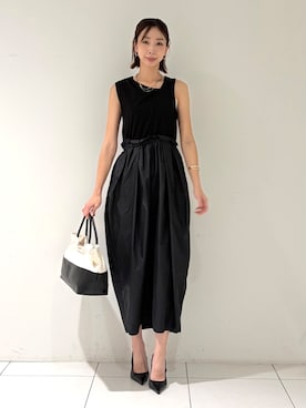 「GALLEST（ギャレスト）のアイテム」を使った、shioriさん（レディース・169cm）の夏コーディネート