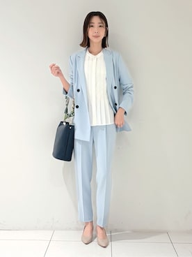 「HusHusH（ハッシュアッシュ）のアイテム（パンツ）」を使った、shioriさん（レディース・169cm）の春コーディネート